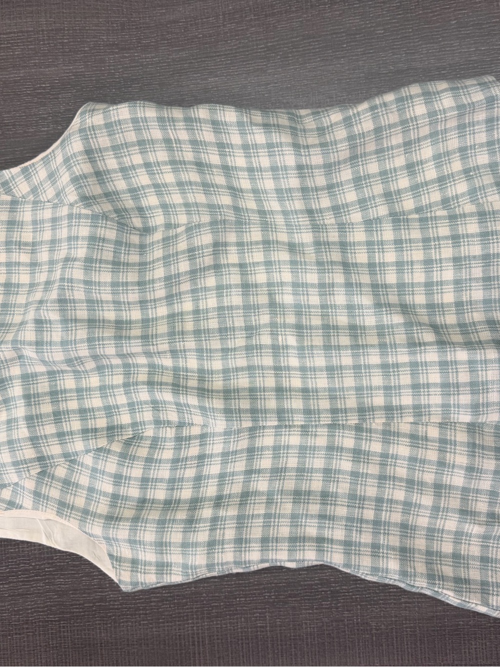 Plaid Reformation Top Size Xs